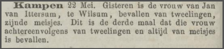 Provinciale Noordbrabantsche en sHertogenbossche Courant. 28 mei 1867