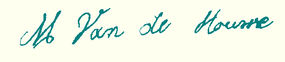 handtekening M.H. van der Stouwe
