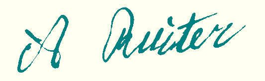 handtekening A. Ruiter
