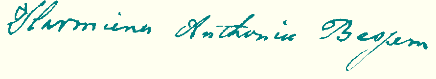 handtekening H.A. Bessem