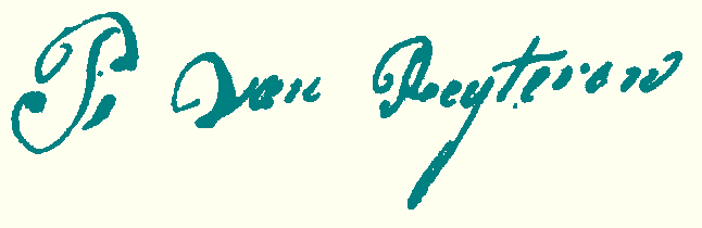 handtekening P. van Regteren