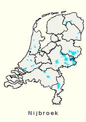 Kerngebied familienaam Nijbroek
