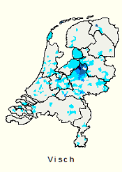 Kerngebied familienaam Visch